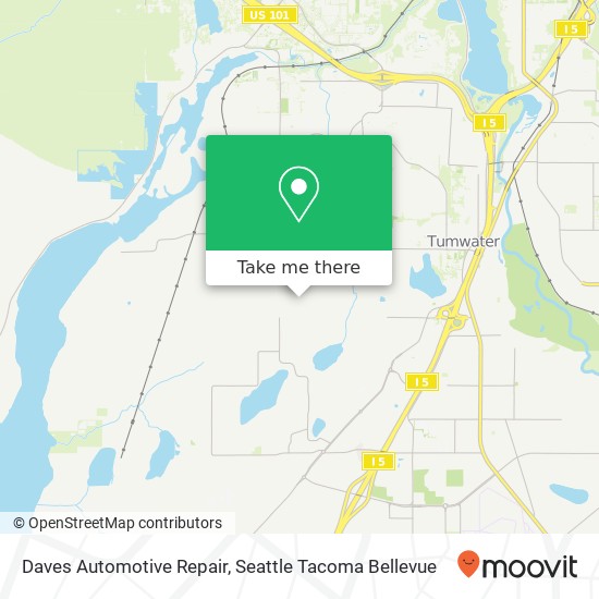 Mapa de Daves Automotive Repair