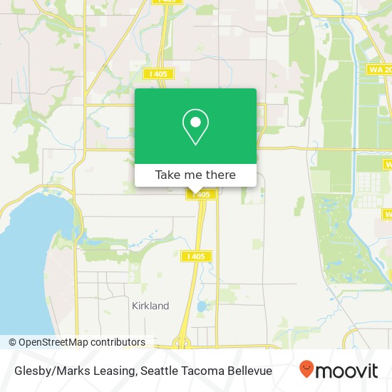 Glesby/Marks Leasing map