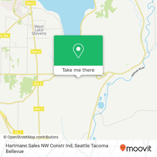 Hartmann Sales NW Constr Ind map