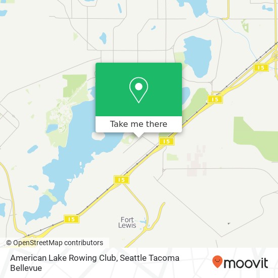 Mapa de American Lake Rowing Club