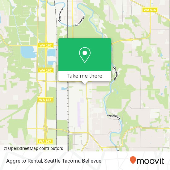 Aggreko Rental map