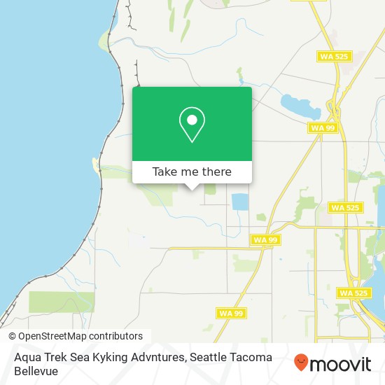 Aqua Trek Sea Kyking Advntures map