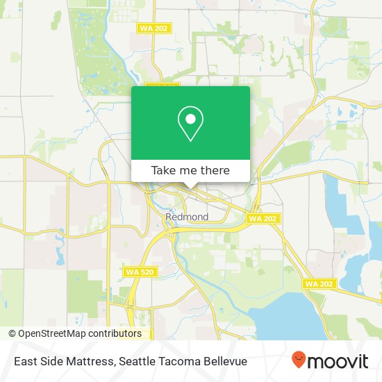 East Side Mattress map