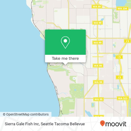 Sierra Gale Fish Inc map