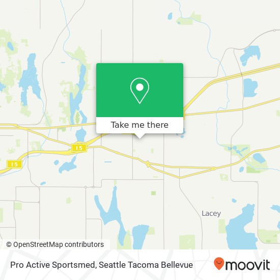 Pro Active Sportsmed map