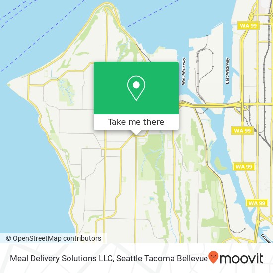 Mapa de Meal Delivery Solutions LLC