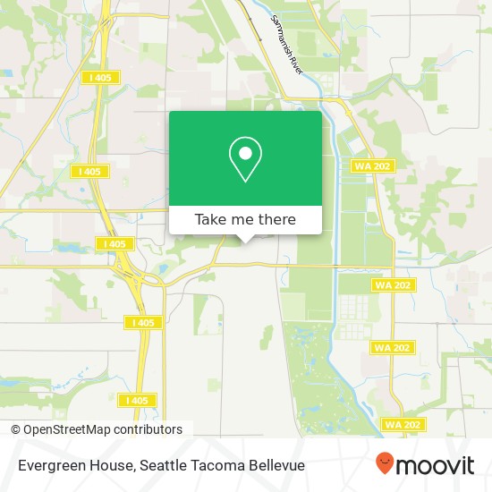 Evergreen House map