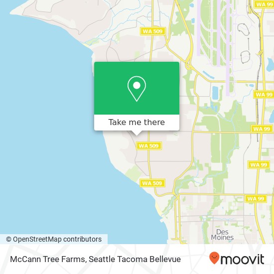 McCann Tree Farms map