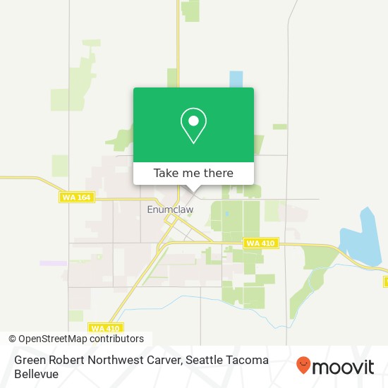 Green Robert Northwest Carver map