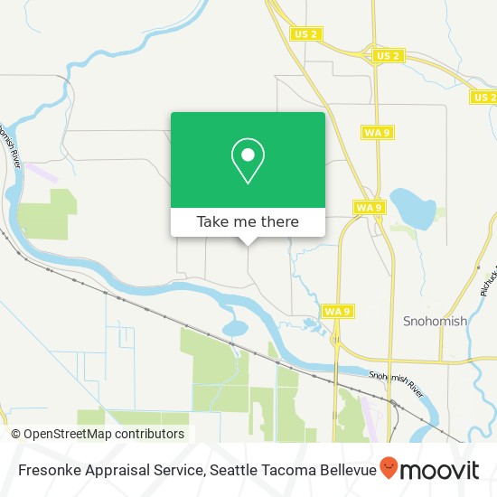 Fresonke Appraisal Service map