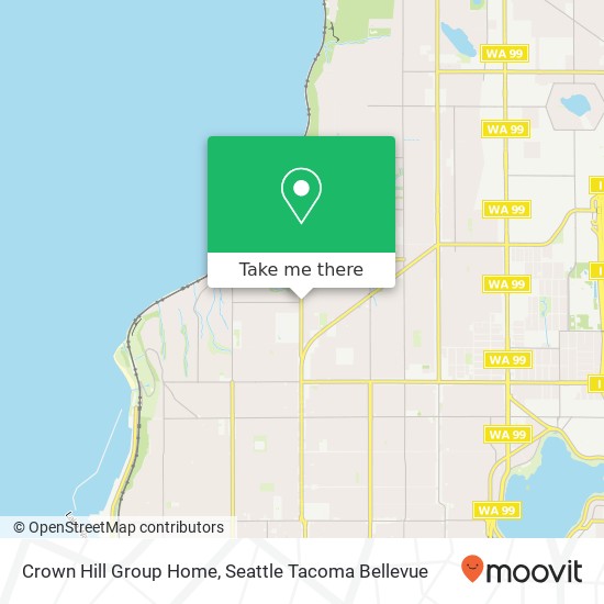 Crown Hill Group Home map