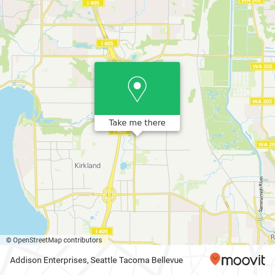 Addison Enterprises map