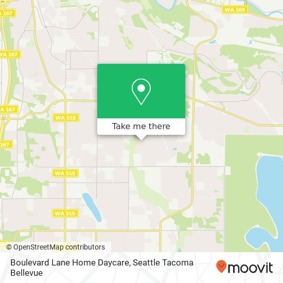 Mapa de Boulevard Lane Home Daycare