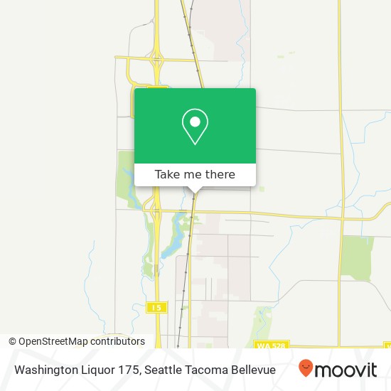 Washington Liquor 175 map