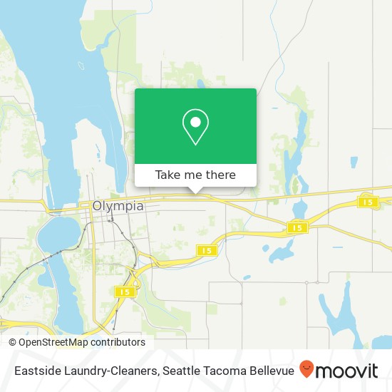 Eastside Laundry-Cleaners map