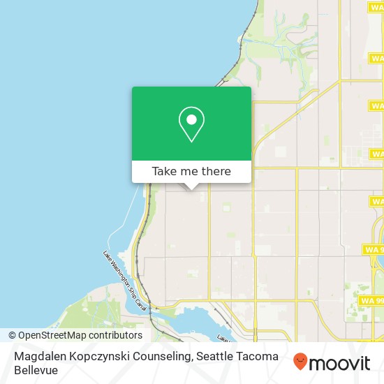 Magdalen Kopczynski Counseling map