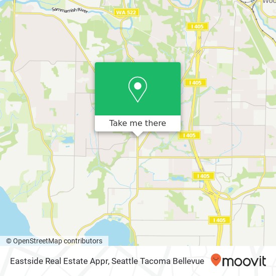Mapa de Eastside Real Estate Appr