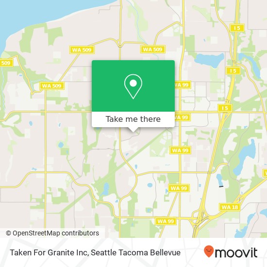 Mapa de Taken For Granite Inc