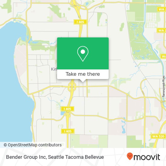 Bender Group Inc map