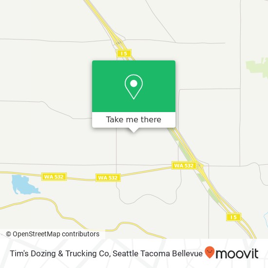 Tim's Dozing & Trucking Co map
