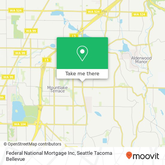 Federal National Mortgage Inc map