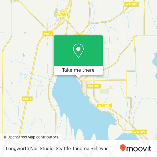 Mapa de Longworth Nail Studio