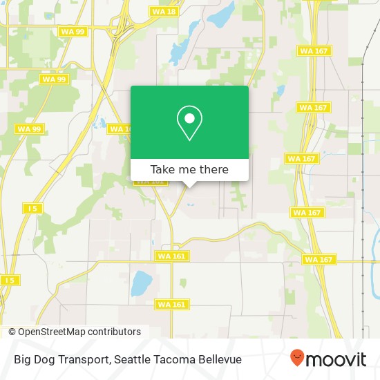 Big Dog Transport map