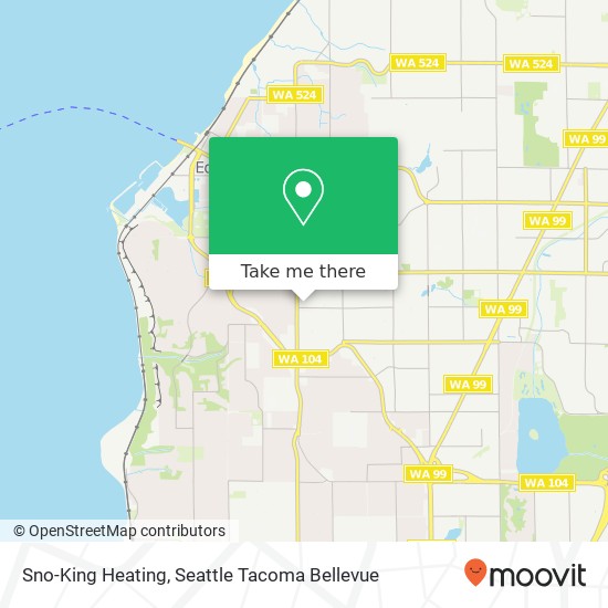 Mapa de Sno-King Heating