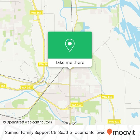 Sumner Family Support Ctr map