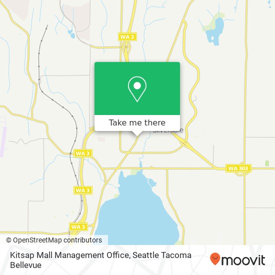 Kitsap Mall Management Office map