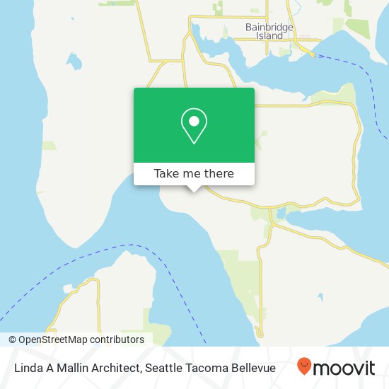 Linda A Mallin Architect map