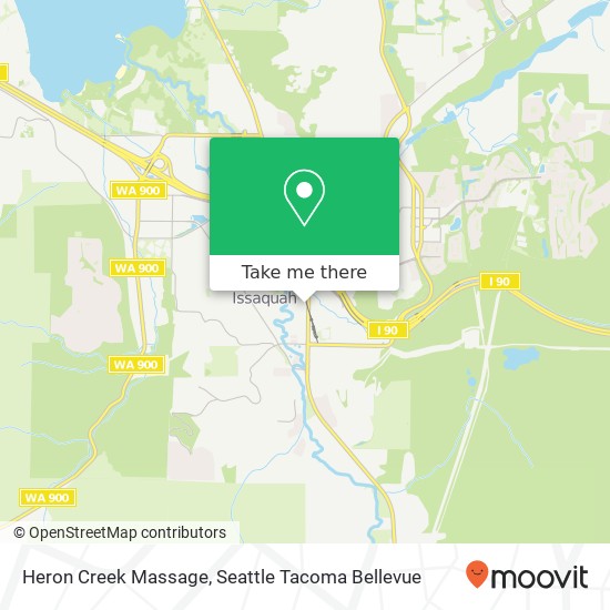 Heron Creek Massage map