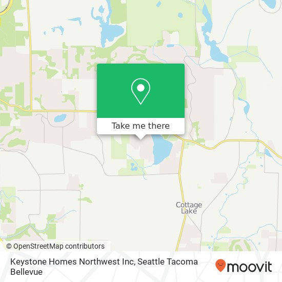 Keystone Homes Northwest Inc map