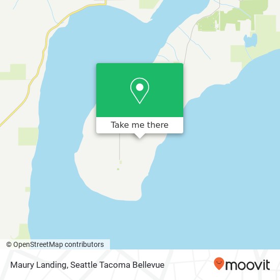 Maury Landing map