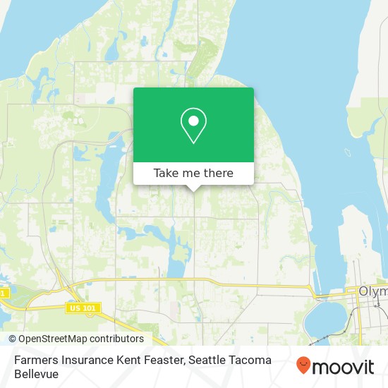 Farmers Insurance Kent Feaster map