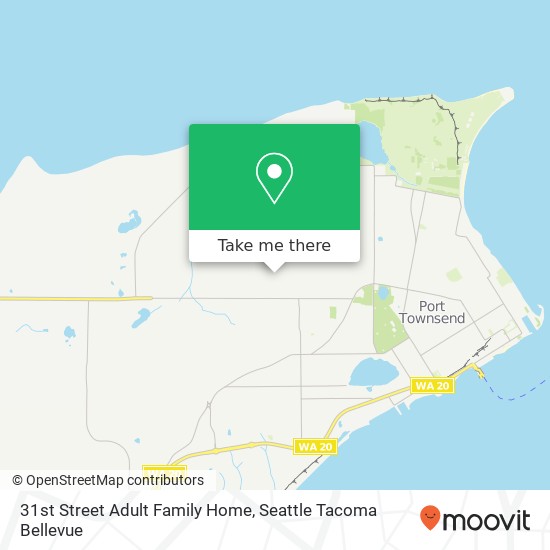 31st Street Adult Family Home map