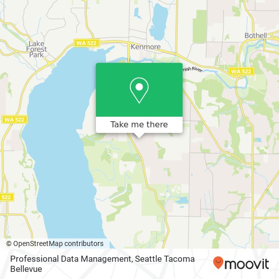 Professional Data Management map