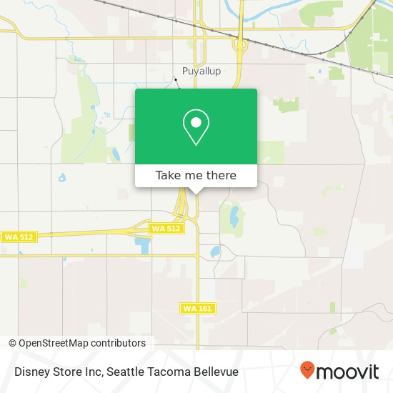 Disney Store Inc map