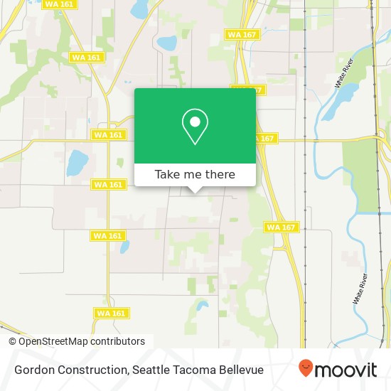 Gordon Construction map