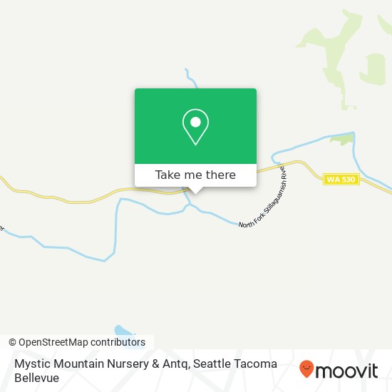 Mystic Mountain Nursery & Antq map