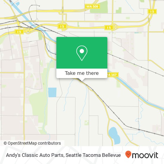 Mapa de Andy's Classic Auto Parts