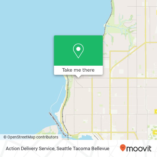 Action Delivery Service map