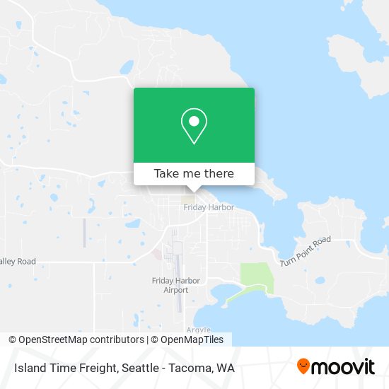 Island Time Freight map