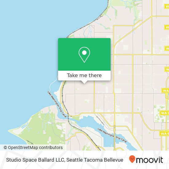 Mapa de Studio Space Ballard LLC