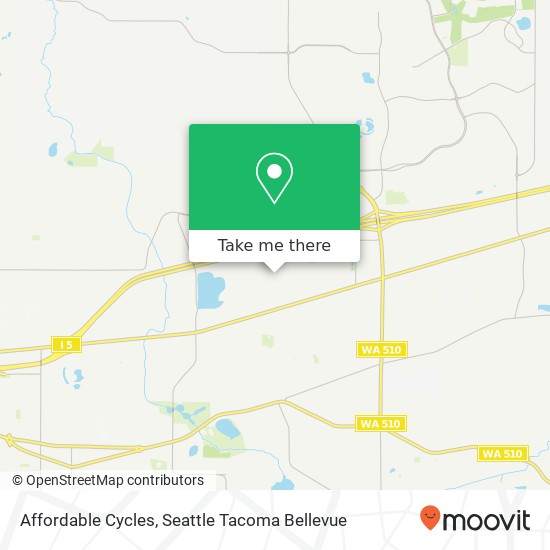 Affordable Cycles map