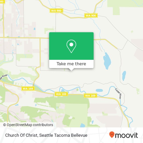 Church Of Christ map