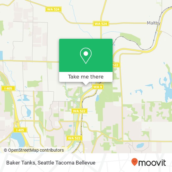 Mapa de Baker Tanks