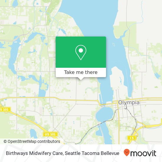 Mapa de Birthways Midwifery Care