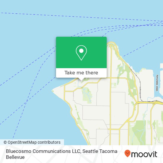 Mapa de Bluecosmo Communications LLC