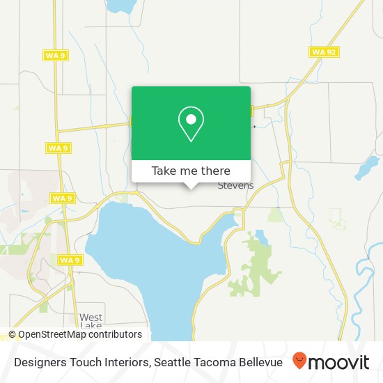 Designers Touch Interiors map